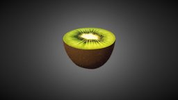 Kiwi Fruit (Half) object, food, fruit, midpoly, mid-poly, cinema-4d, 3d-modeling, kiwi, kiwifruit, 3d-model, kiwi-fruit-half, kiwi-fruits, low-poly, photogrammetry, 3d, lowpoly, cinema4d, 3dmodel