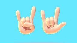 Sign of the Horns horns, sign, hands, emoji
