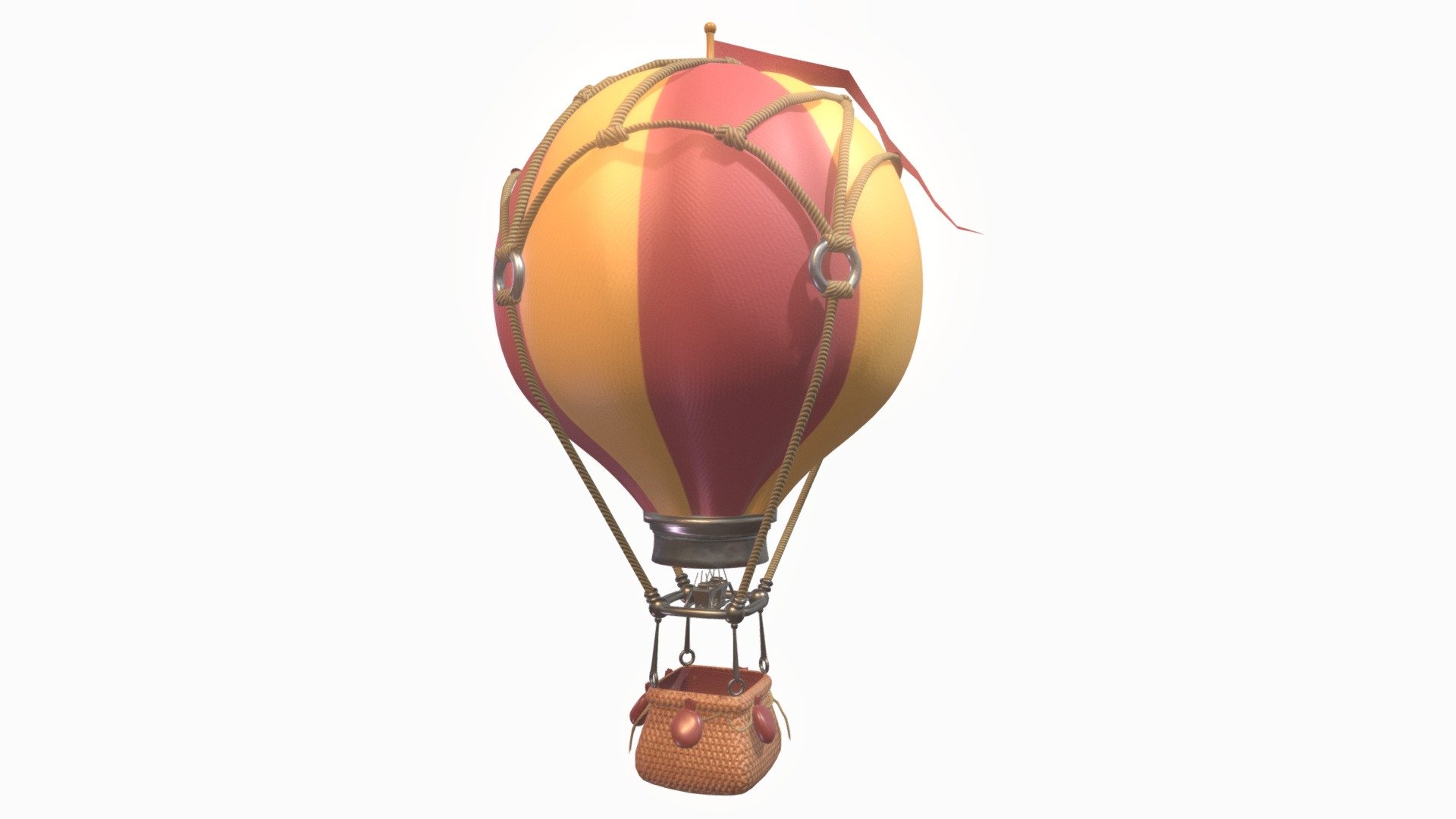 Something beautiful is on the horizon.

3D model made and UV unwrapped in Zbrush ZPR 

FBX and OBJ file comes with textures embed, Lambert material from Maya

Polygons 26.000 Vertices 26.700 - HOT AIR BALLOON - Buy Royalty Free 3D model by Viky_3D (@VikyStefiniv) 3d model