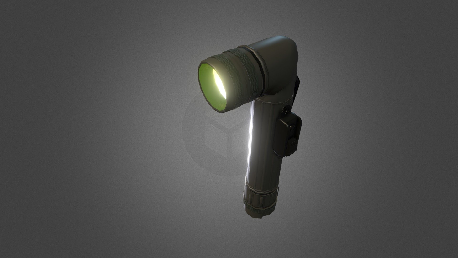 a flashlight to hang on your shoulder - Flashlight - Download Free 3D model by KargaEntiti 3d model