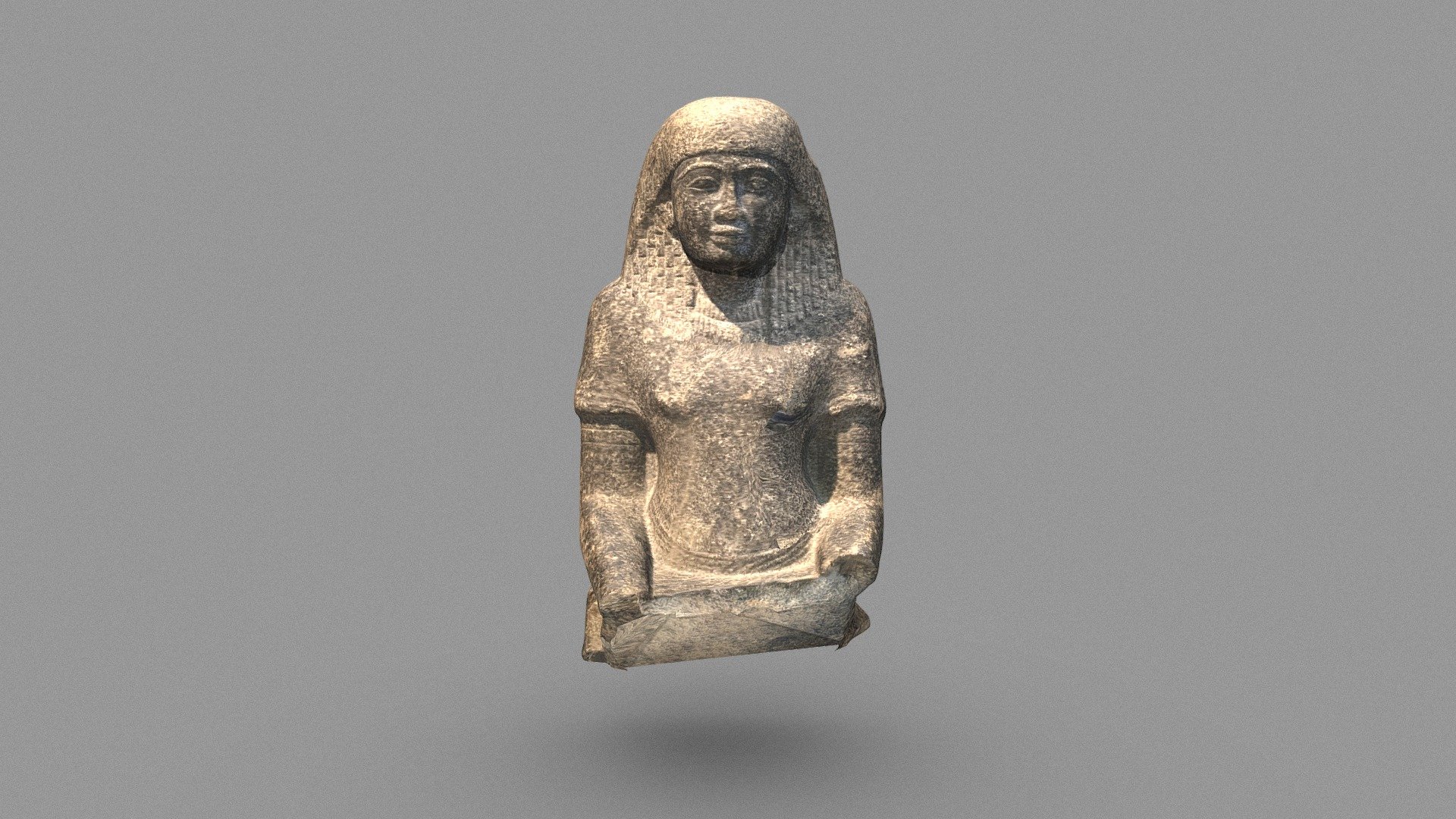 Scanned at the Brooklyn Museum.

93 photos shot with iPhoneX and processed with Metashape.

 - Egyptian bust from seated statue - Buy Royalty Free 3D model by alban 3d model