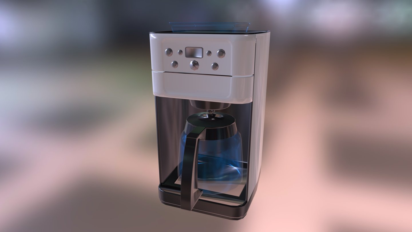 Insya brings you a low poly Coffee Maker perfect for your next game or any visualization. Design was inspired by Cuisinart 3d model