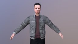 MAN 01 boy, beard, coat, player, young, gentleman, mens, men, blonde, brunette, rigged-character, dressed, character, game, lowpoly, man, characters, animation, animated, human, male, rigged, blue-eye
