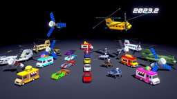 FEBRUARY 2023: Arcade Ultimate Pack burger, food, truck, ferrari, pack, mazda, rover, pizza, donut, military, helicopter, space