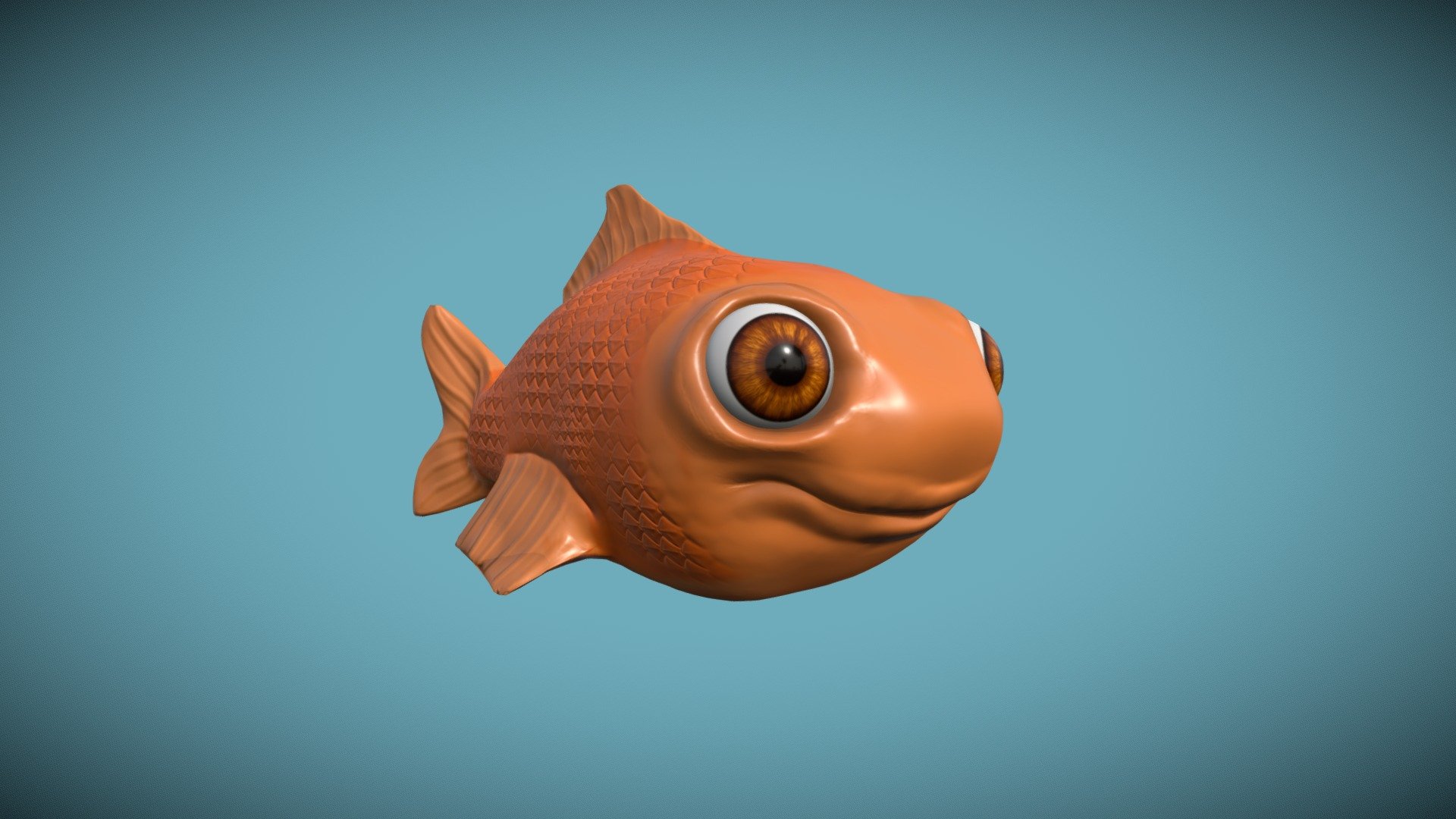 Made in Blender following a course by Alex Cordebard. Link to course: https://www.udemy.com/course/blender-3d-sculpting-course/ - Cartoon Fish - Download Free 3D model by Jon3D (@JonRS) 3d model