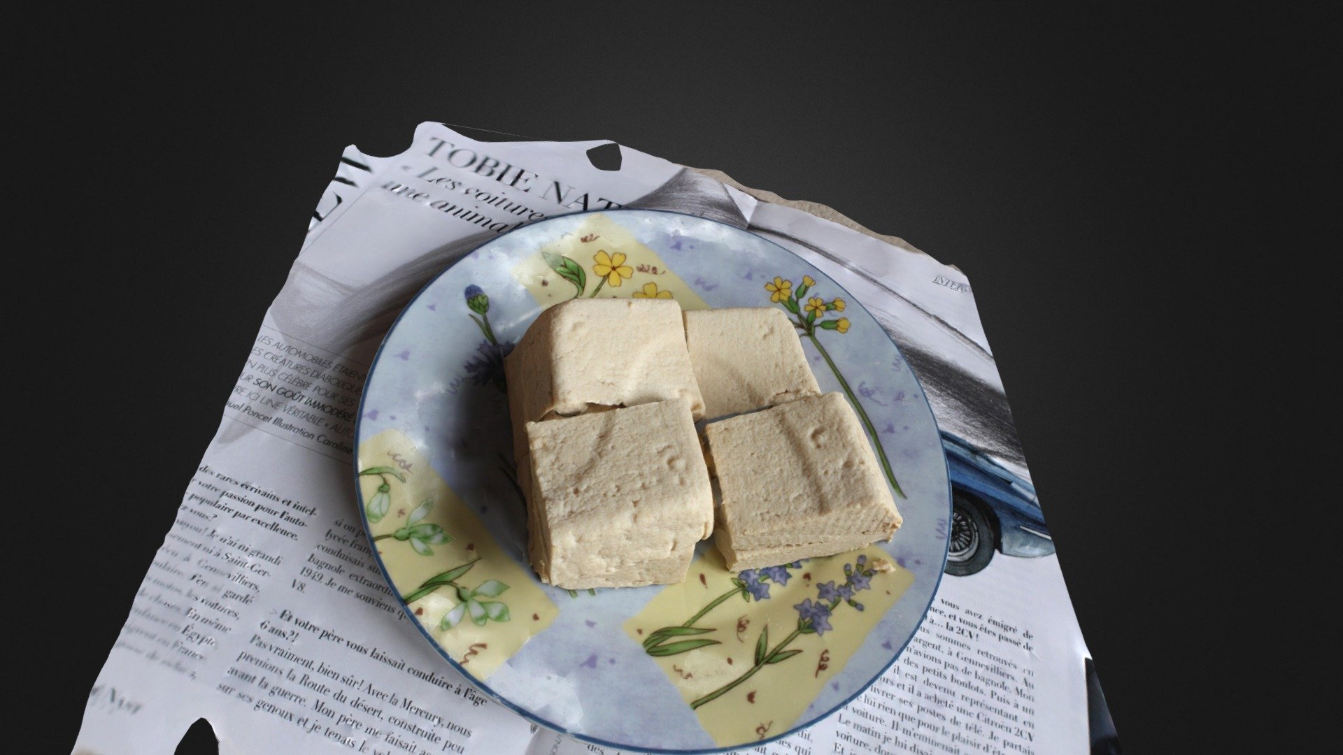 My wife's home-made tofu - Tofu - 3D model by HoangHiepVu 3d model