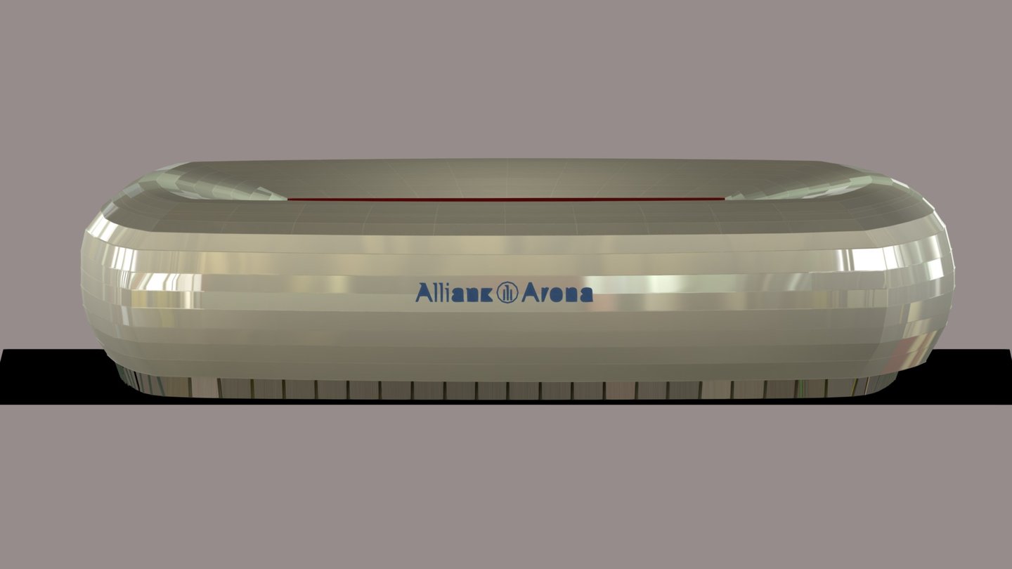 Allianz Arena Textured - 3D model by Isaac Iqbal Zamora (@arvask4s) 3d model