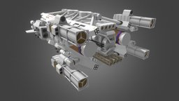 Space Weapon Platform "Wizard" space-ship, machinecraft, space