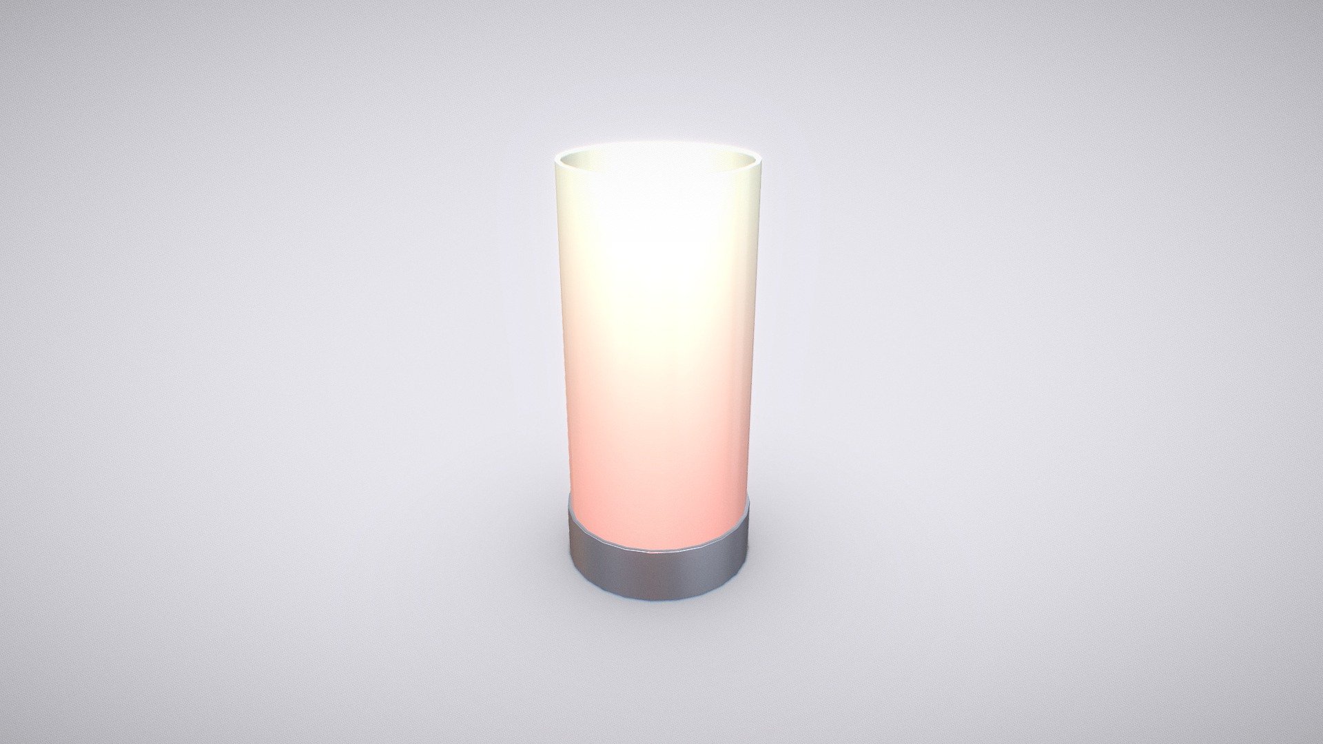 Bedside lamp. The version on display is smoothed out, a low poly version (462 tris) is located in the additional files + additional gradient. Low poly, smoothing friendly, perfect for renders and games 3d model