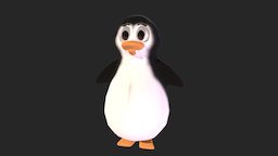 Cartoon Penguin WiP v2 cute, penguin, chubby, cartoon