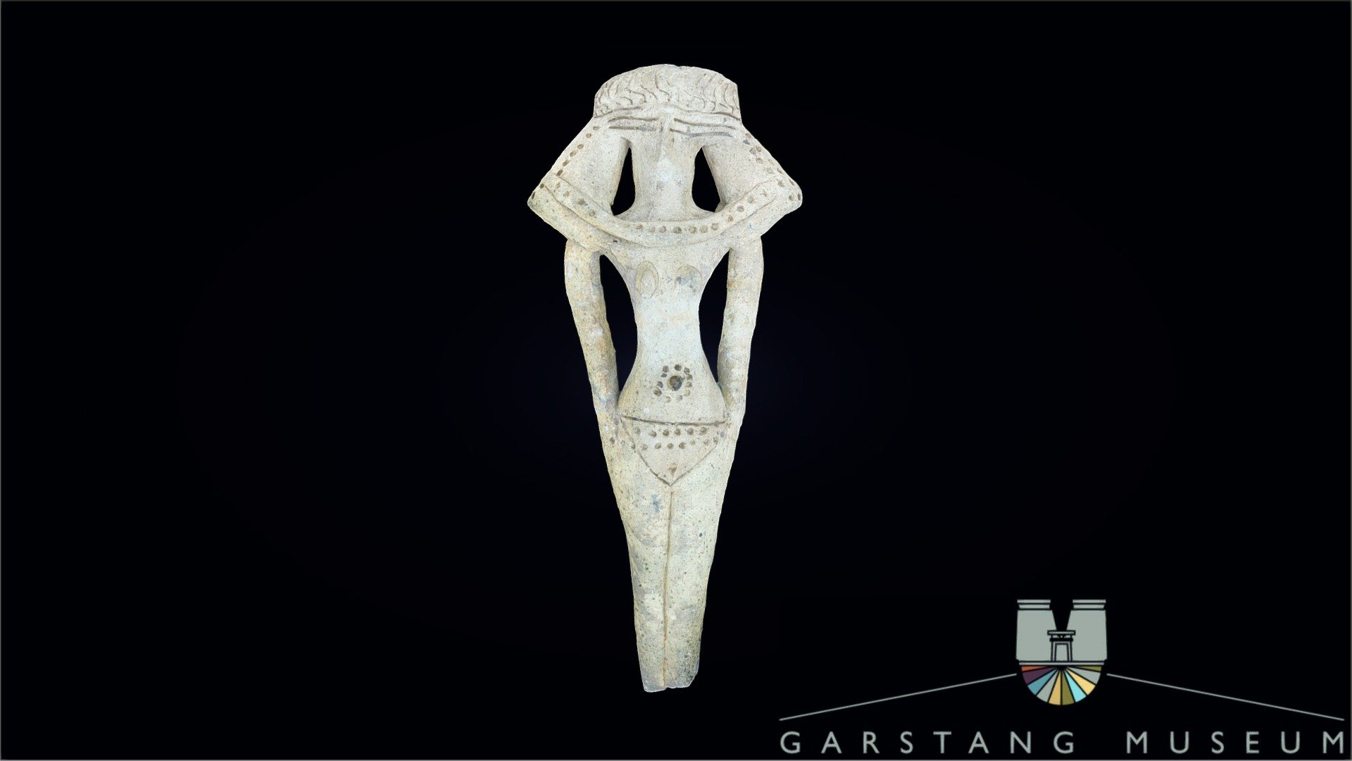 An ancient Egyptian figurine of a woman with bird-like features and &lsquo;puncture' decoration. Possibly dating to the Middle Kingdom  or Second Intermediate Period, these figurines were previously thought to have fertility connotations, although modern scholarship is moving away from this interpretation. Whilst the exact function of these figurines is unclear, they may have had particular apotropaic and healing associations. Many of these figurines are found broken in a way that suggests ritual destruction. 

You can read more about female figurines in Egypt here.

Accession Number: E.6895

Photography and Model Credit: Charlotte Sargent - Female Bird-Headed Figurine - 3D model by Garstang Museum of Archaeology (@garstang) 3d model