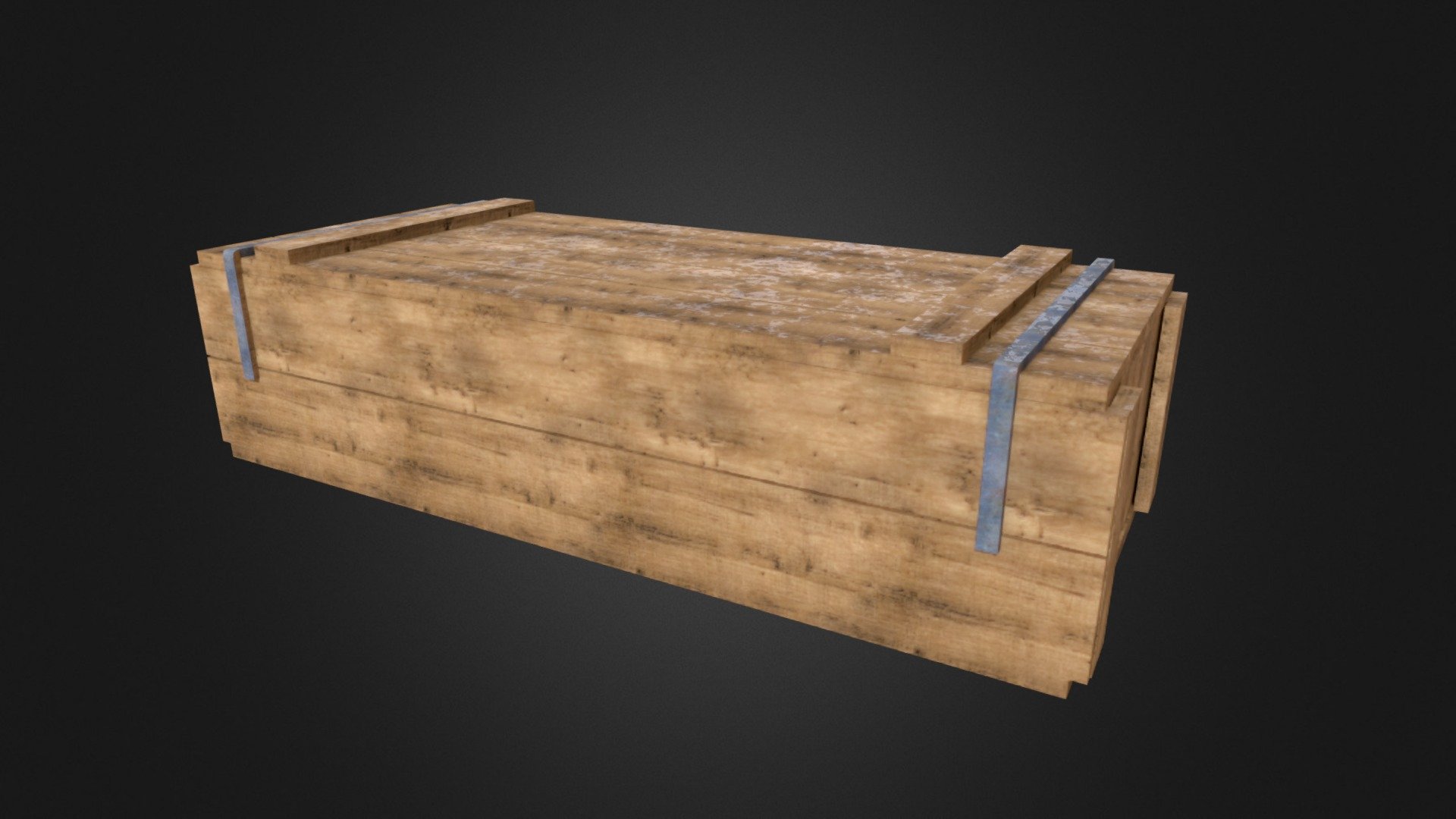 Here is yet another crate that i have created, this crate is ready to box!. Hope you like it :P. Its really low-poly, with only 120 faces 3d model
