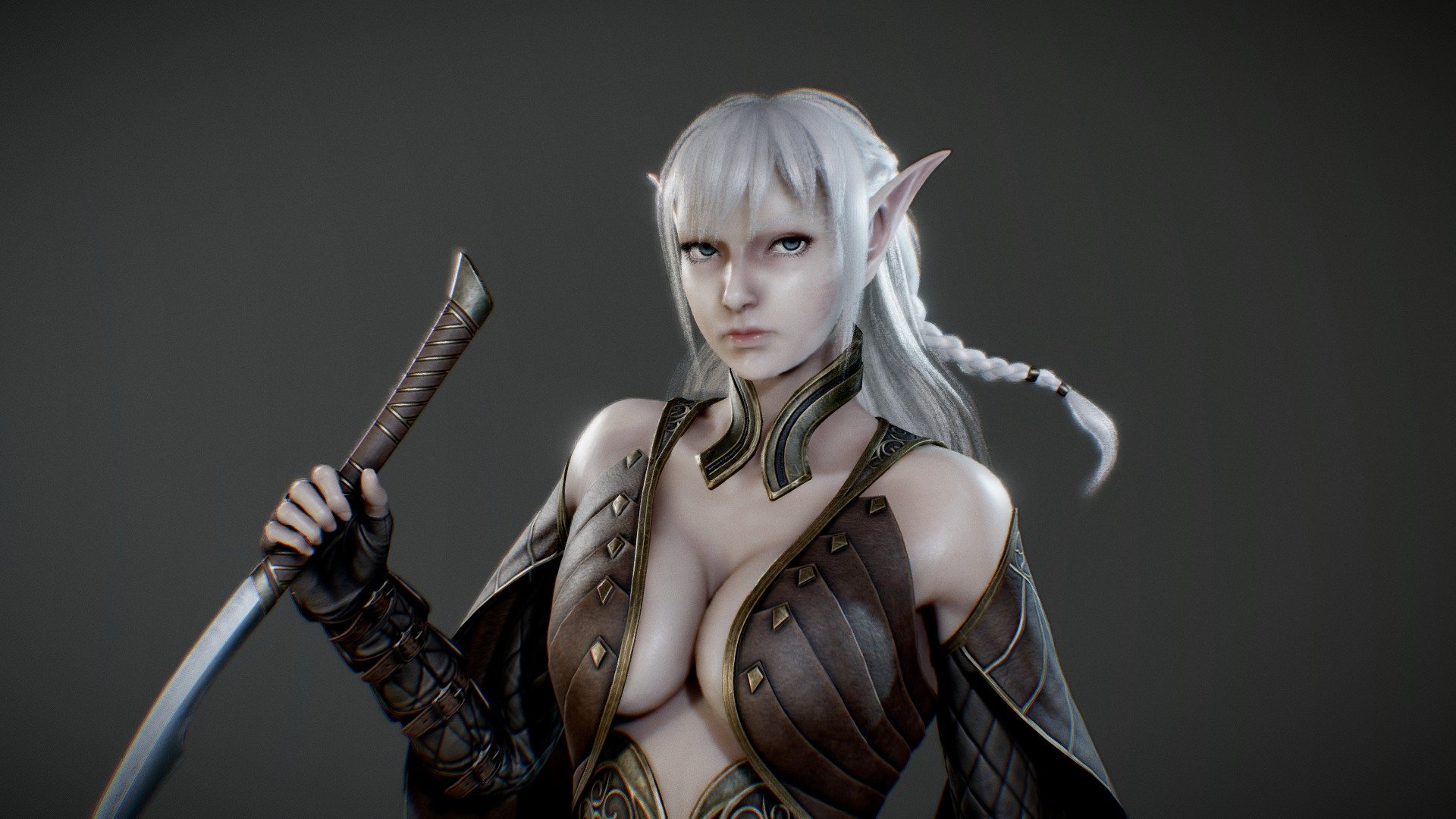 Personal project based on a concept from BangkuART

Modeled in Blender and Zbrush
More renders on my Artstation and Instagram - Elf Assassin - 3D model by ptibogvader 3d model