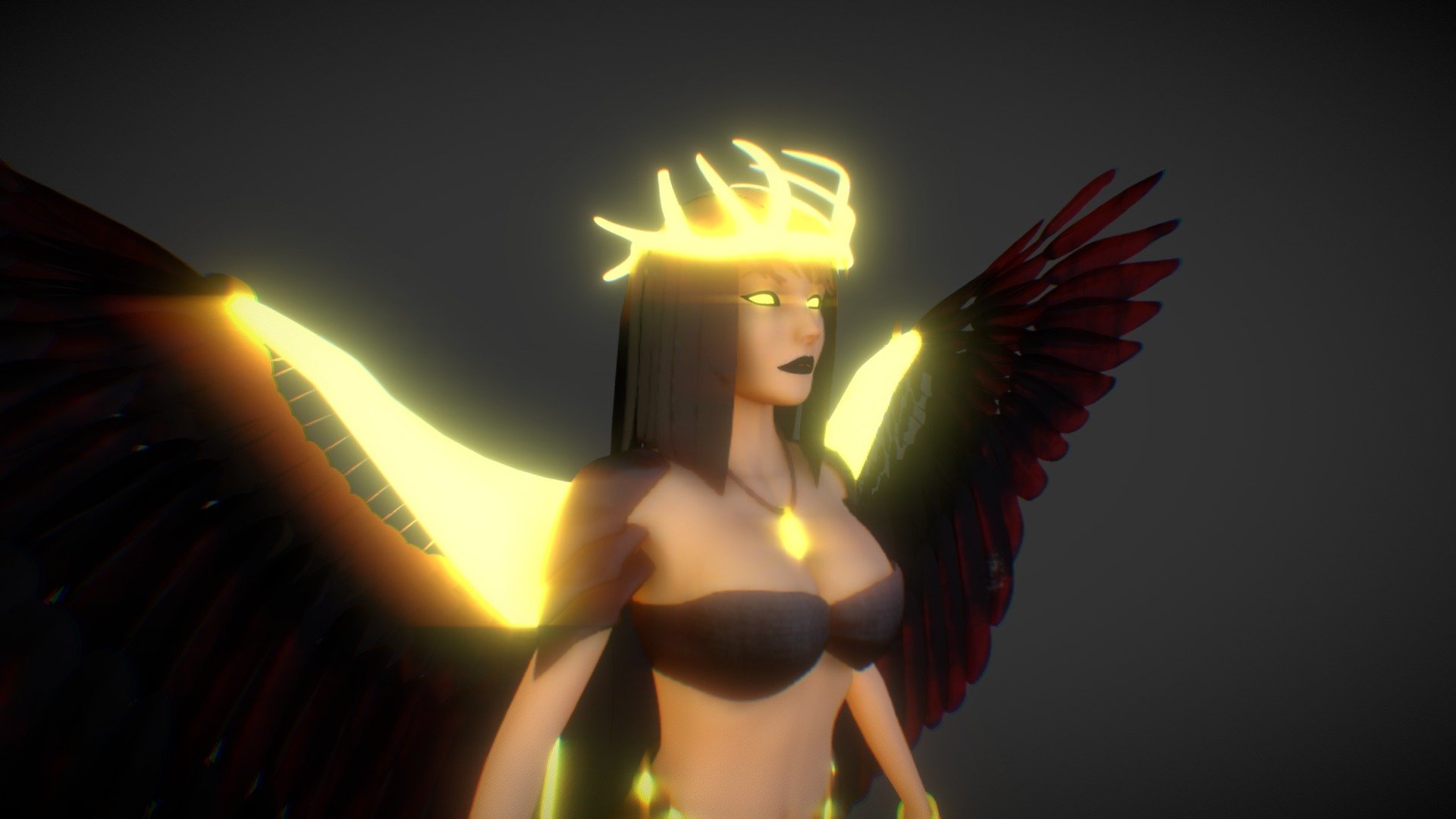 Kida - The Fallen Angel - 3D model by Eduardo Alves 3D (@eduardoalves3d) 3d model