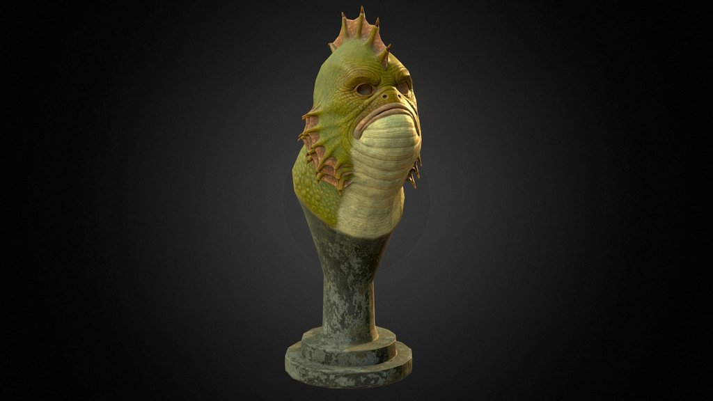 A redesign of the creature from the black lagoon - Goon - 3D model by Tristan Lock (@tristan3d) 3d model