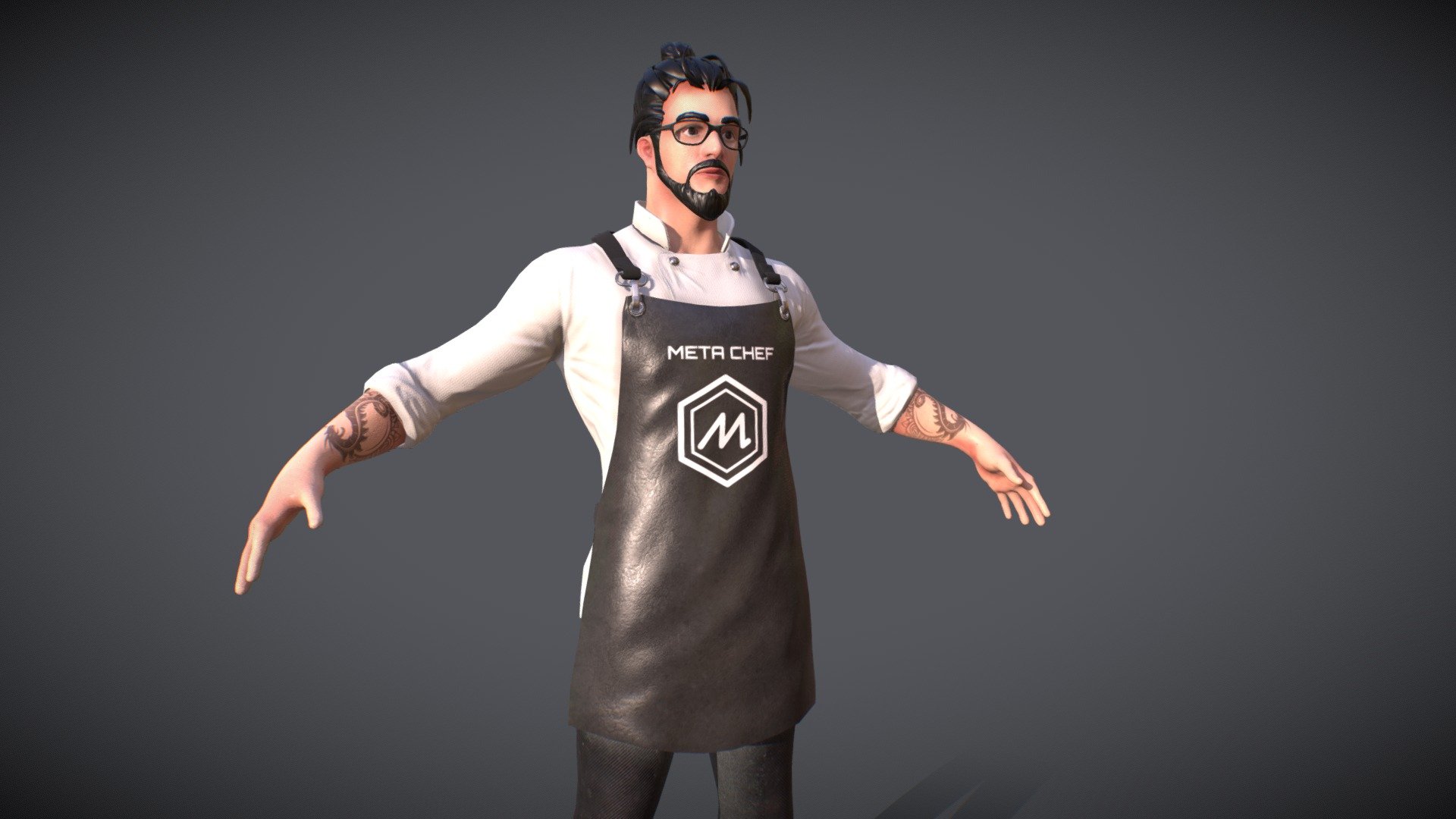 Meta Chef Cooker - 3D model by Blackflames 3d model