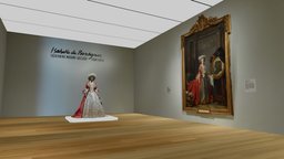 Speed Art Museum: Fashioning Madame Adélaïde france, french, exhibit, kentucky, paper, speed, painting, historical, dress, museum, louisville, madame, adelaide, mache, photogrammetry, art, scan, history, royal