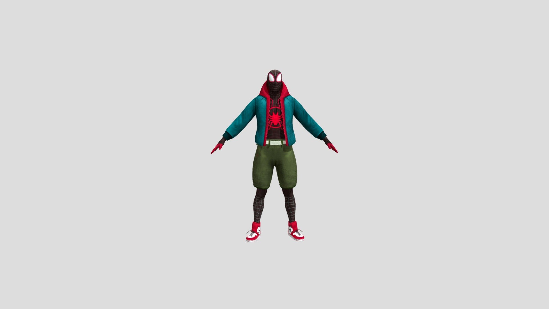 My project:
Spider man into the spider verse handpaint.
Thanks for watching - Spiderman handpainted - 3D model by diepnguyen (@nguyendiep6167) 3d model