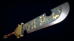 Chinese Great Broadsword arts, ancient, melee, antique, dao, broadsword, chinese, martial, cutting, bladed-weapon, two-handed-sword, military, sword, blade, gold, steel, three-kingdoms