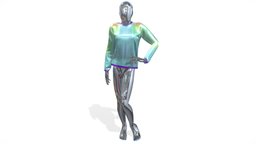 Manequin Jacket avatar, future, prop, fashion, unreal, jacket, shopping, cyberpunk, futurism, figurine, personaje, rainbow, neon, woman, clothed, mall, glitter, streetwear, manequin, fashion-style, maniqui, character, unity, asset, futuristic, female, shop, clothing, rigged, space, person