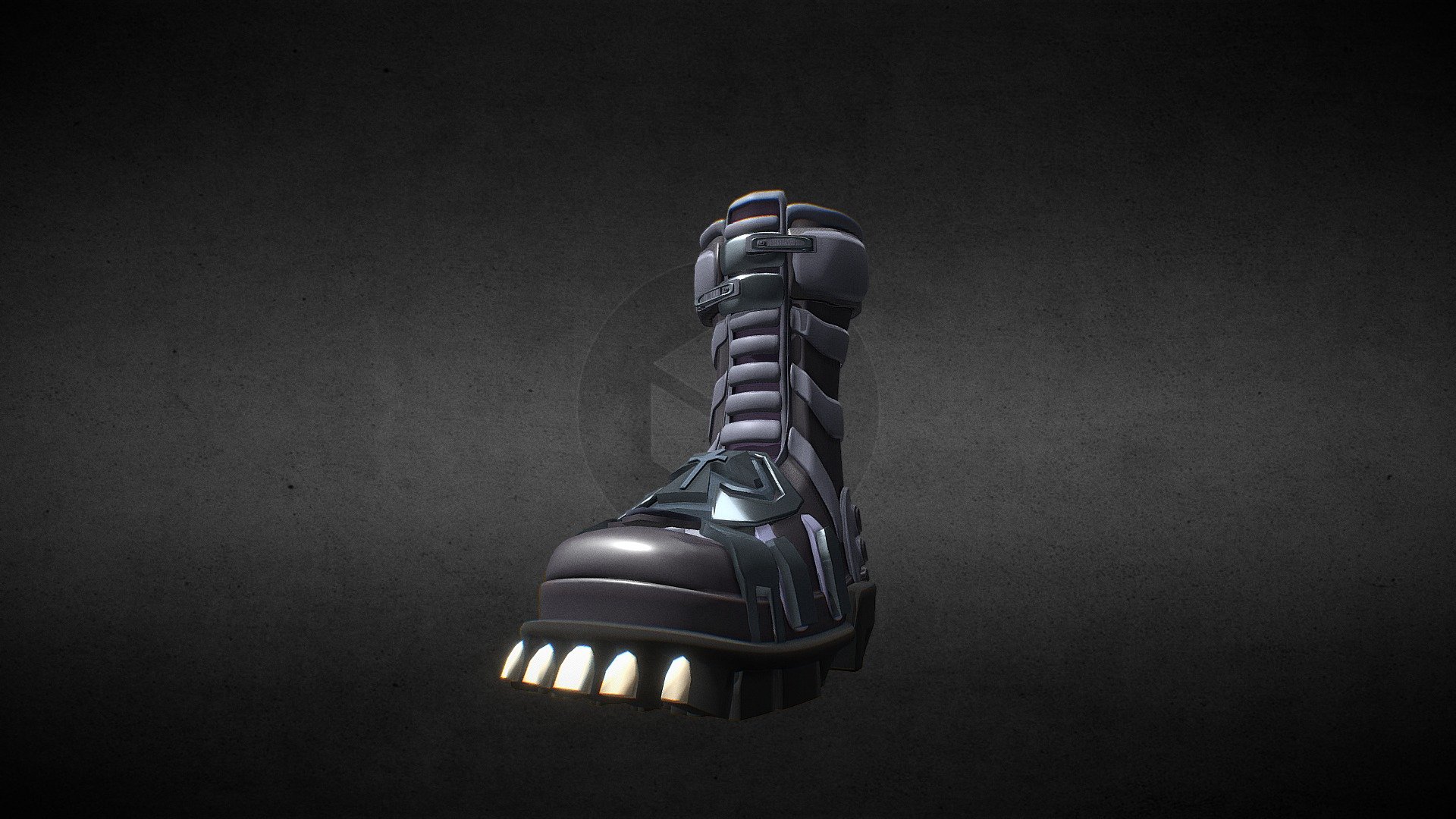 a high poly version of the ideal boot according to me for my 3d character - Boot High Poly - 3D model by traumwelt 3d model