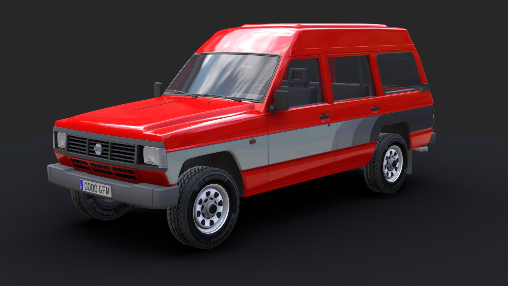Nissan Patrol 260 - Buy Royalty Free 3D model by codexito 3d model