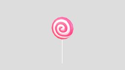 Lollipop food, stick, prop, sugar, candy, snack, spiral, sweet, lollipop, swirl, cartoon, low