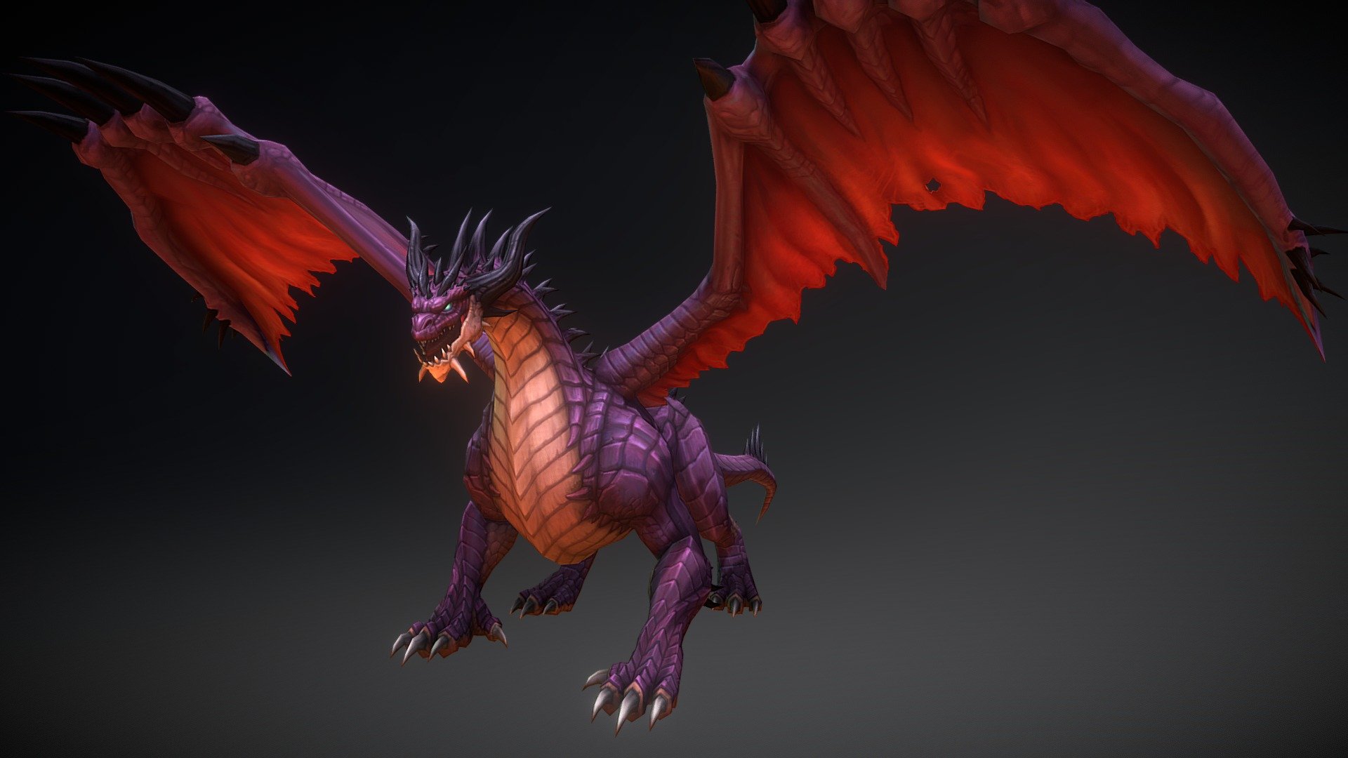 Dragon - 3D model by Oriflamme 3d model