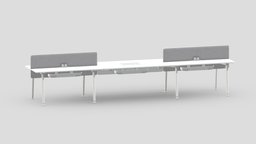 Herman Miller Desk Memo 3 office, scene, room, modern, storage, sofa, set, work, desk, generic, accessories, equipment, collection, business, furniture, table, vr, ergonomic, ar, seating, workstation, meeting, stationery, lexon, asset, game, 3d, chair, low, poly, home, interior