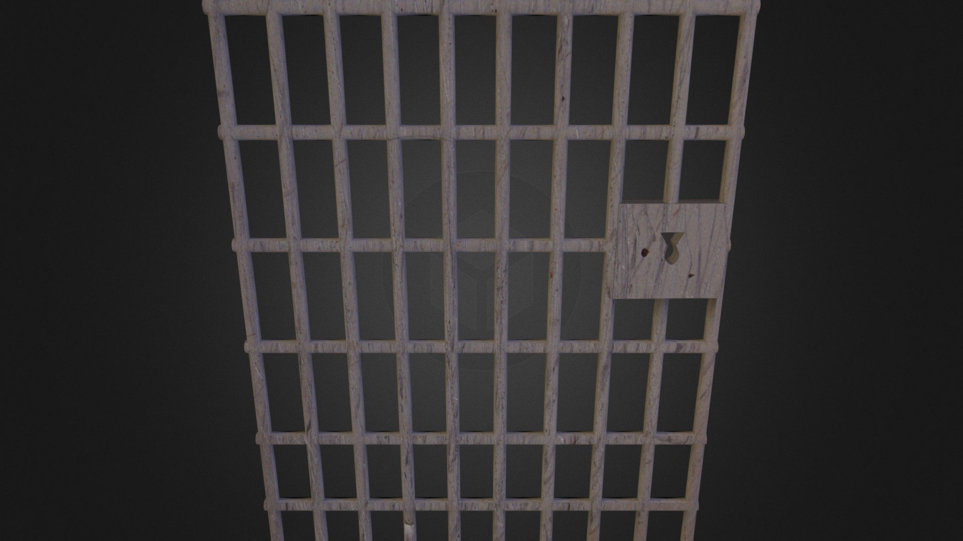 Cell door made for a horror game 3d model