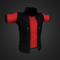 Yari Vest&T-shirt vest, clothes, secondlife, t-shirt, ignitionart, male
