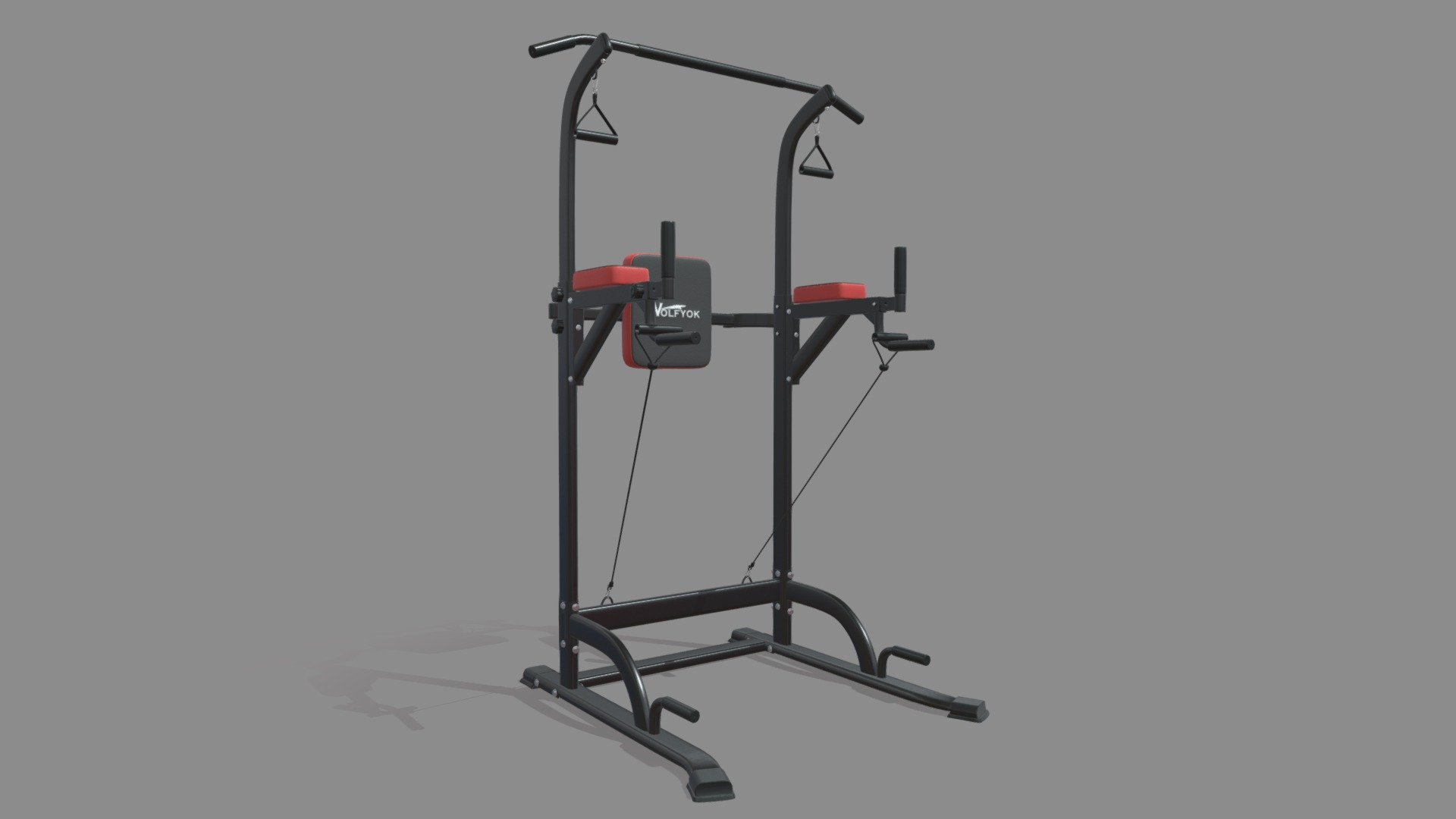 This is a 3d model of a multi workout Gym machine - Gym Machine - Buy Royalty Free 3D model by 3DWORLD.cbi 3d model