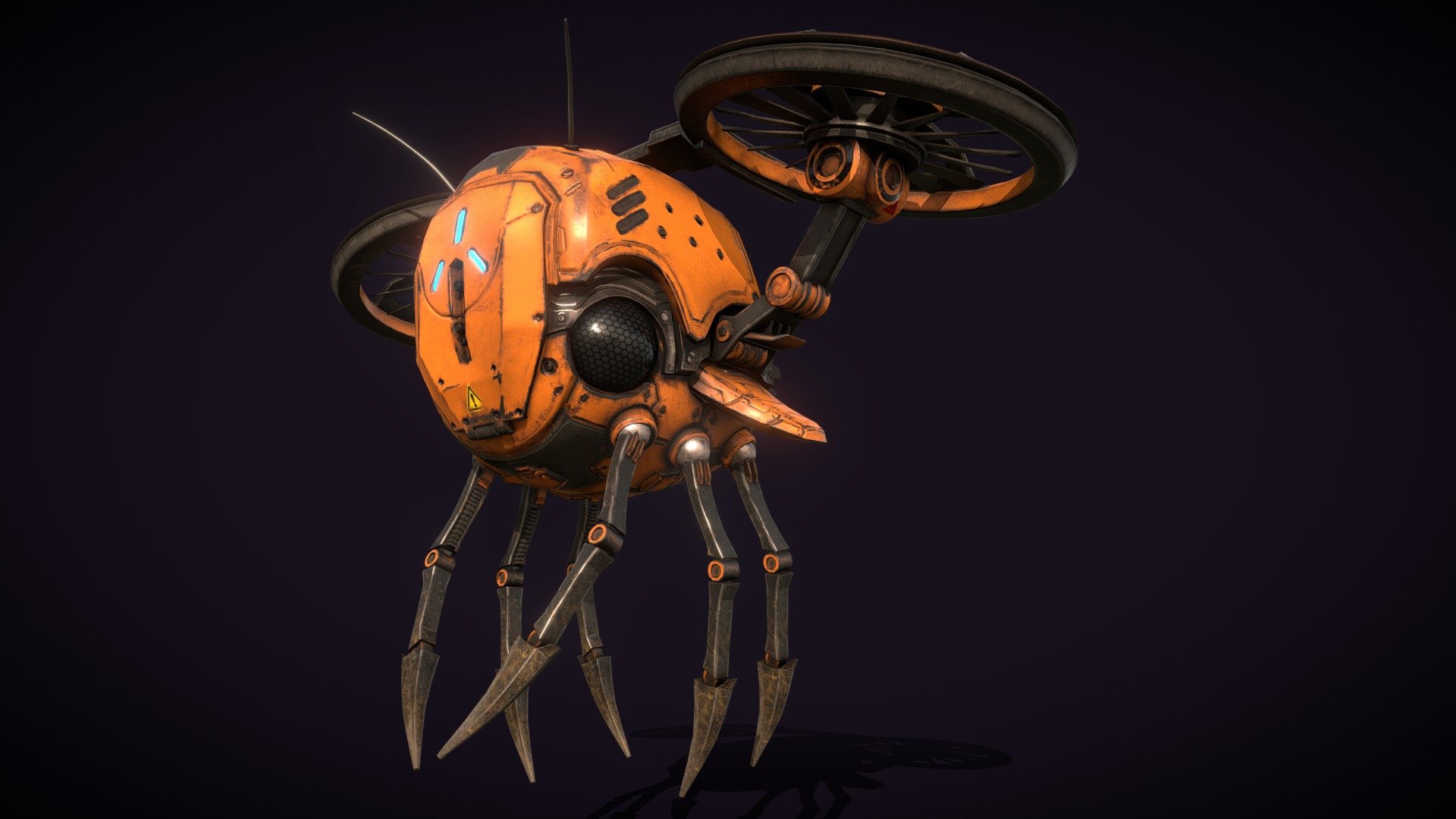 Drone game asset.This was done a little while ago 3d model