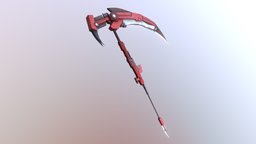 Crescent Rose rifle, rwby, roosterteeth, substance, weapon, maya, anime