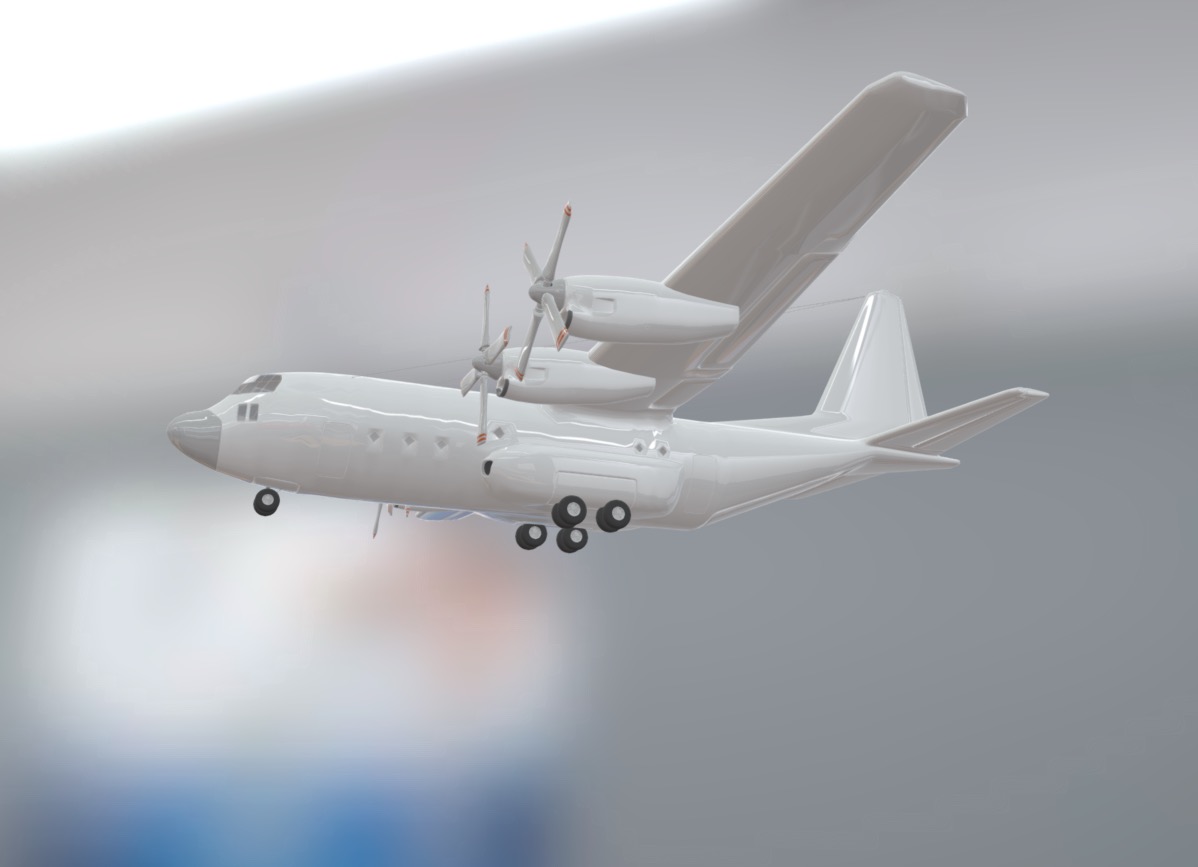 Lockheed Martin C130 Hercules - Lockheed Martin C130 Hercules - 3D model by llllline 3d model