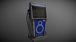 Petrol Station Bowser gadget, fuel, bowser, game, gamemodel
