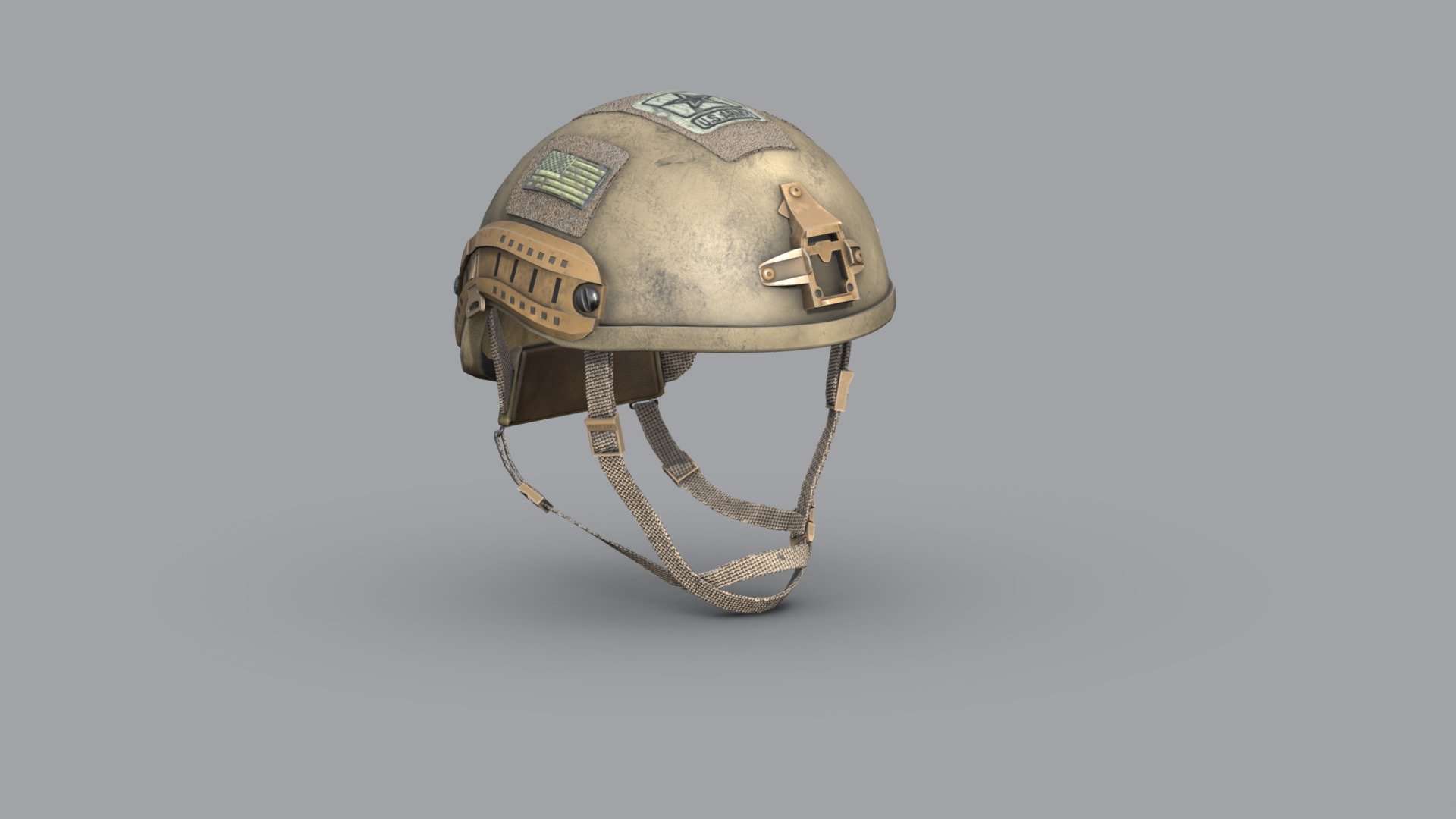 Helmet USA. PBR Low poly game ready

&mdash; General information &mdash; - Lowpoly, optimized for modern game engines 3d model