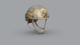 Helmet USA hat, armor, armour, soldier, army, helm, ready, infantry, protection, american, uniform, mask, tactical, amored, game, lowpoly, helmet, military, usa, wwar