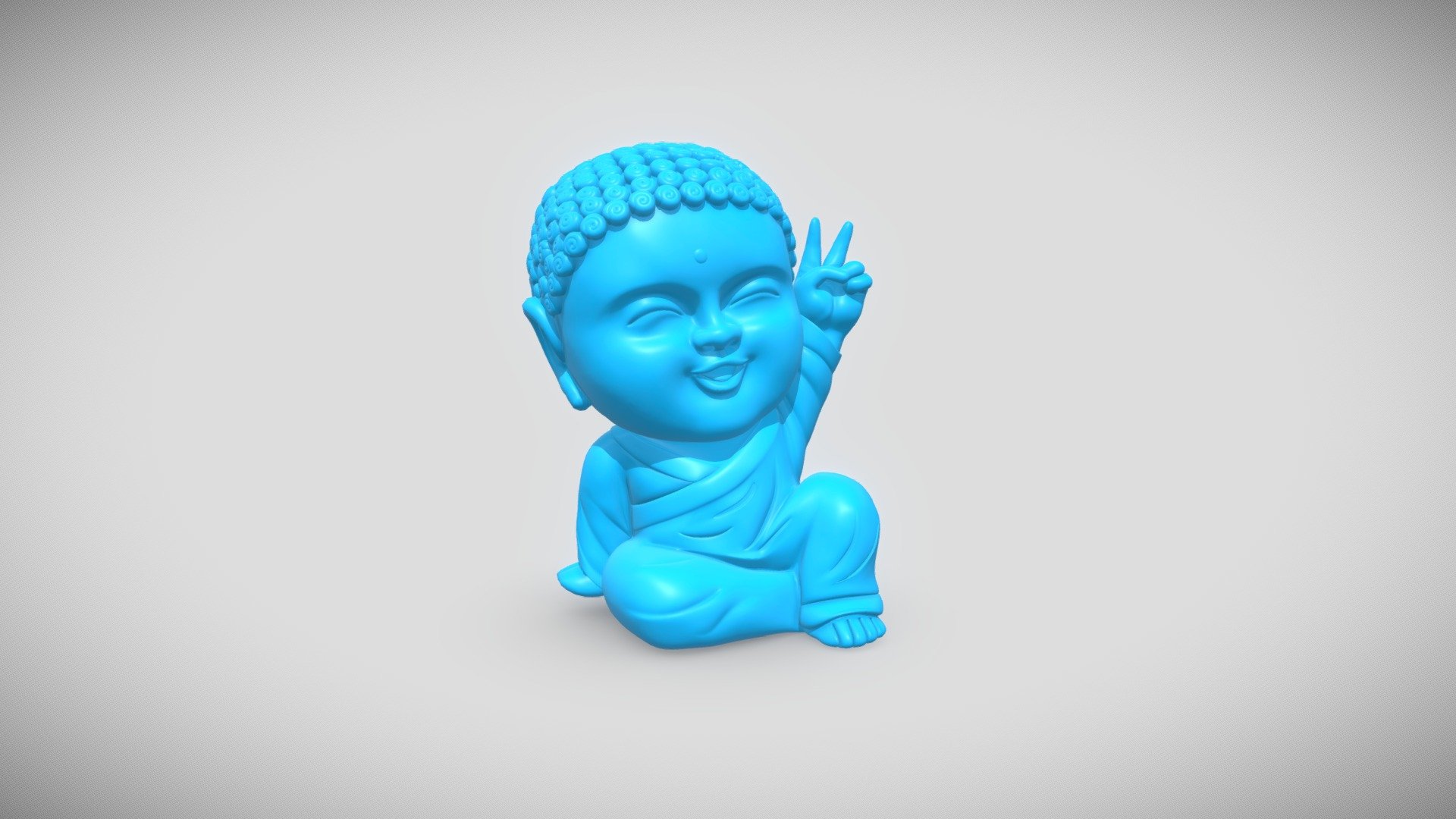Introducing an adorable 3D masterpiece crafted with precision and artistry in 3ds Max - a captivating depiction of a Cute Baby Buddha. This charming creation seamlessly blends meticulous design and a heartwarming essence, resulting in a delightful representation that embodies tranquility and innocence 3d model