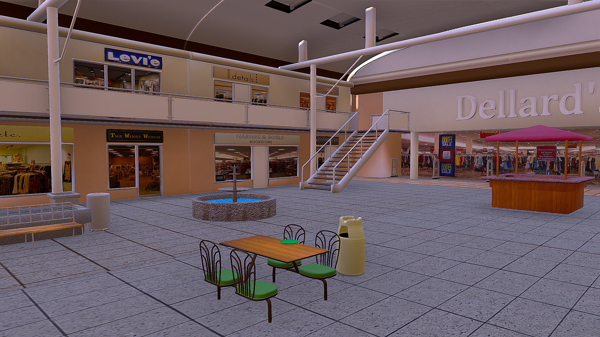 Mall Demo - 3D model by Quantum_Fox (@Digitalacid) 3d model