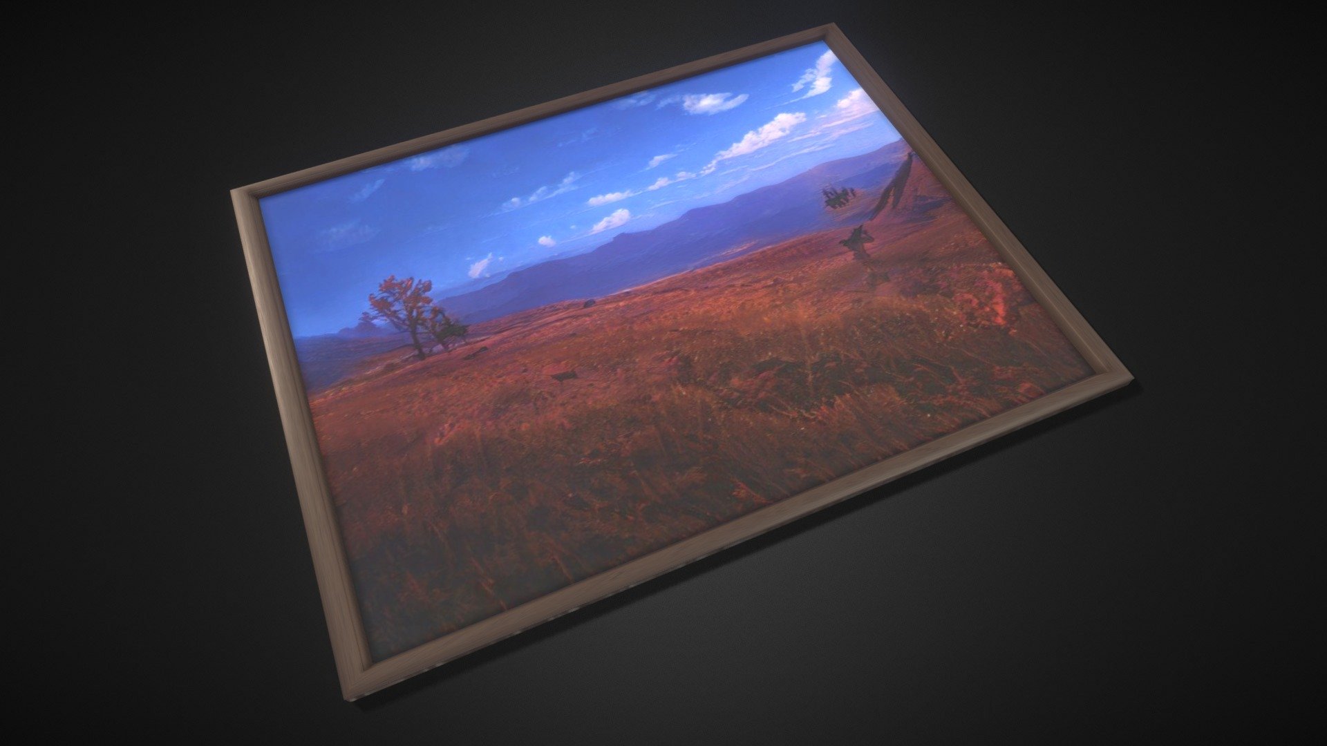 Painting Frame CC0 Texture (Royaltie Free Art).

This collection of paintings was made with 100% cc0 A.i Generated Art Landscapes.

Painting N#6 Meadow Landscape - Painting Frame CC0 Texture (Royaltie Free Art) - Buy Royalty Free 3D model by Hermes - 3D Assets (@BrunoHermes) 3d model