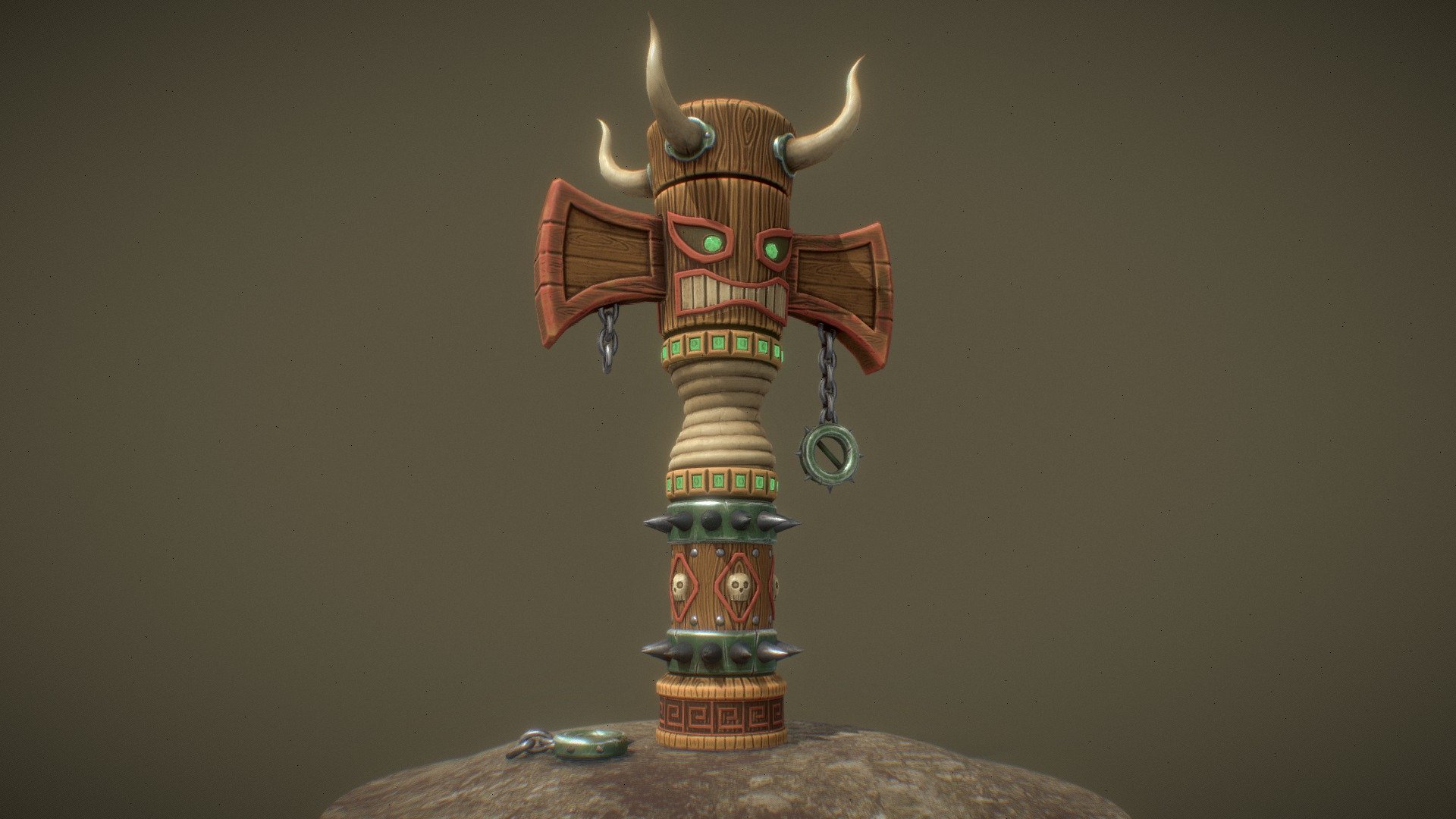 Lowpoly model stylized totem by original concept 

Please like and subscribe if you wana see more interesting stuff 

VK - https://vk.com/cyber_z_craft 

Boosty - https://boosty.to/cybercraft 

YouTube - http://www.youtube.com/c/CyberCraftZ - Totem Stylized - 3D model by Sir Erdees (@sirerdees) 3d model