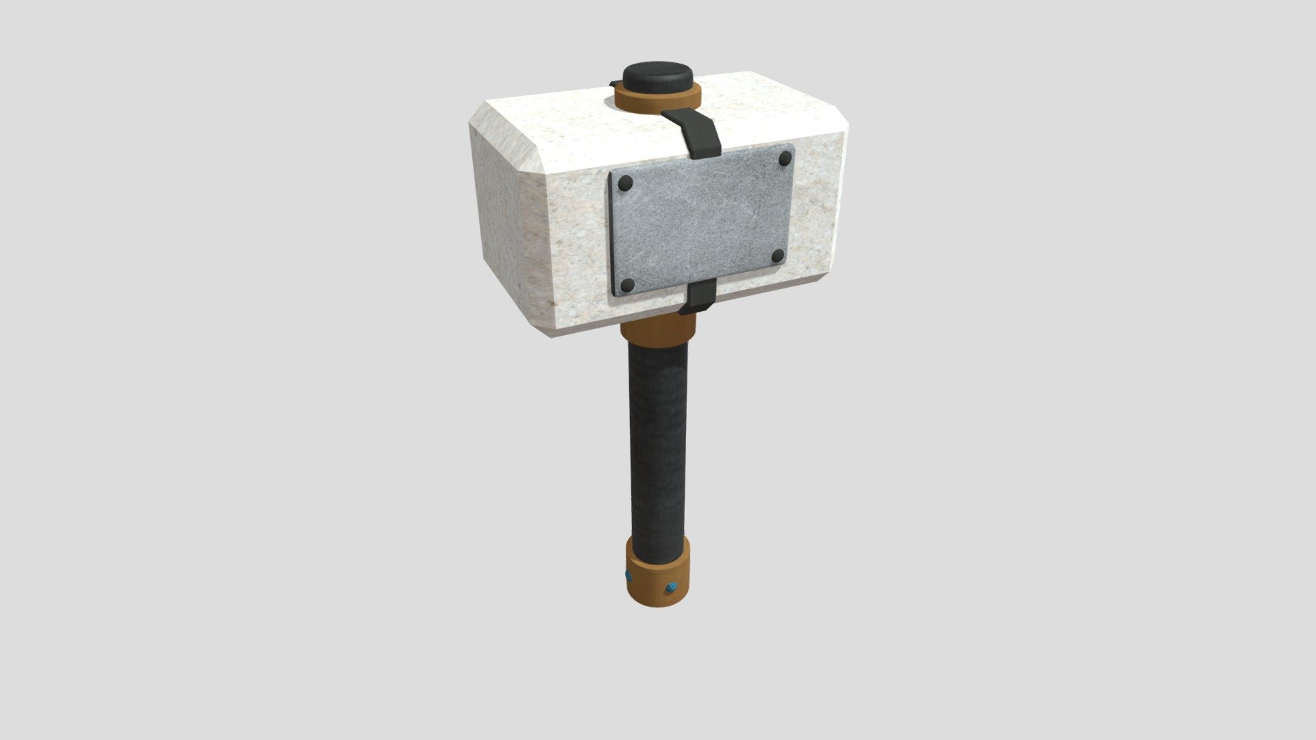 Rock and stone - Karl's Hammer - Download Free 3D model by colehowy 3d model