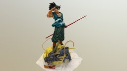 Goku Action Figure openmvs, refine, photogrammetry, 3dscan
