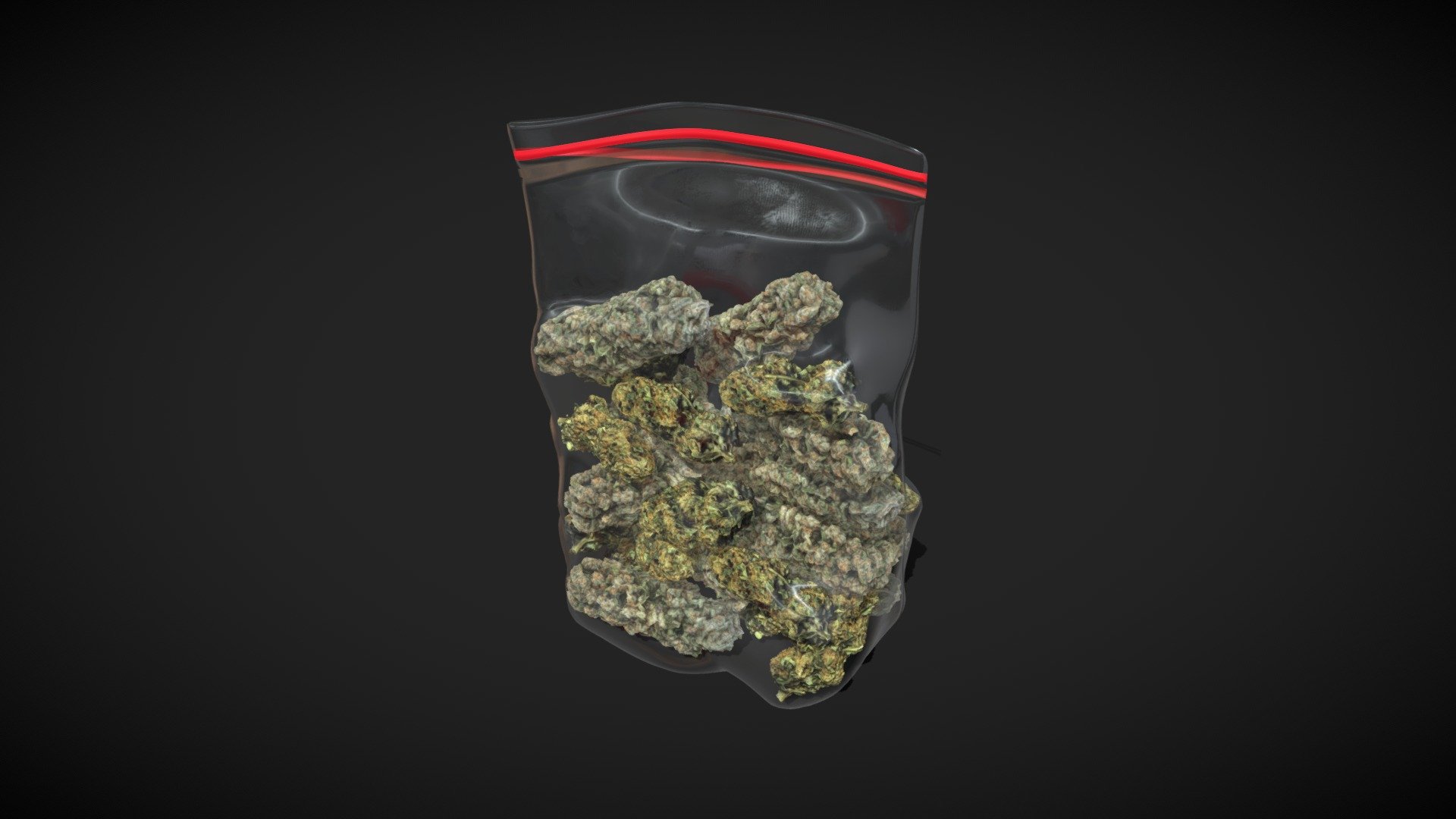 Cannabis Weed Bag 3 made in blender. 
This model comes in variety of file format! Alembic, FBX, OBJ, Blend, Gltf &amp; Stl!
All the Blender files are available in the archive.

Verts: 617834 Tris: 857220

All my models are made with love for you to enjoy! Cheers! - Cannabis Weed Bag 3 - Buy Royalty Free 3D model by DGNS (@GuillaumeDGNS) 3d model