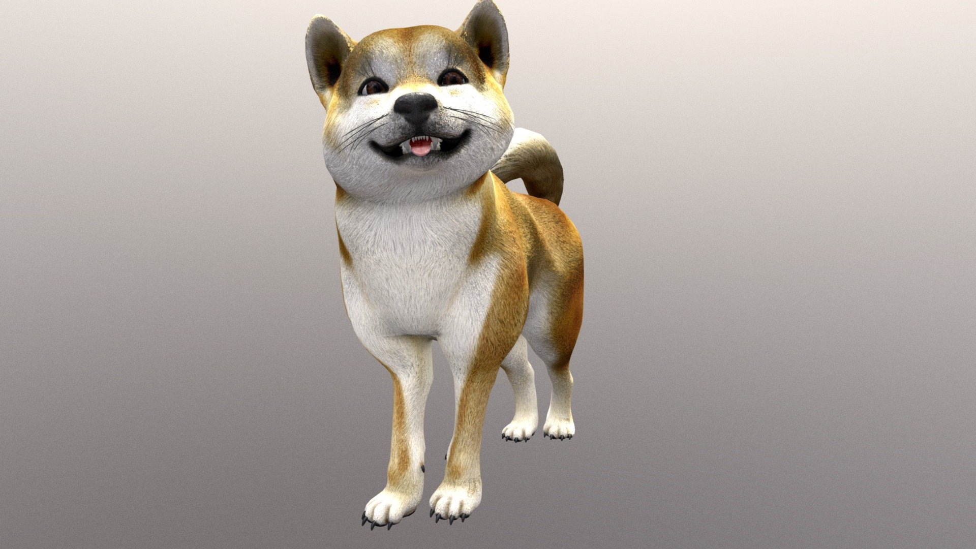 Free To Use - Playful Dog - Download Free 3D model by ukthegamerfnf2003thecool2022fan (@ukthegamerfnf2003) 3d model