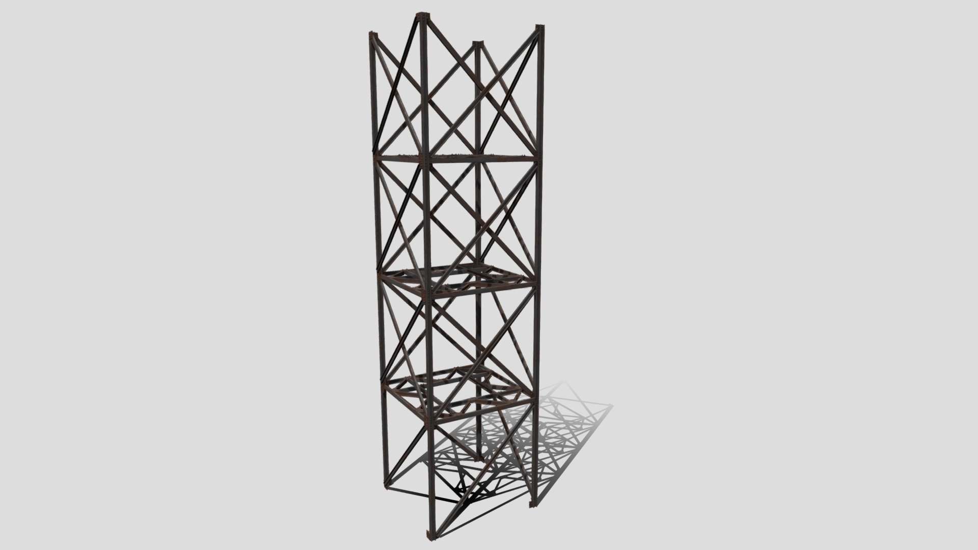 Metal construction seamless - 3D model by LastDies 3d model