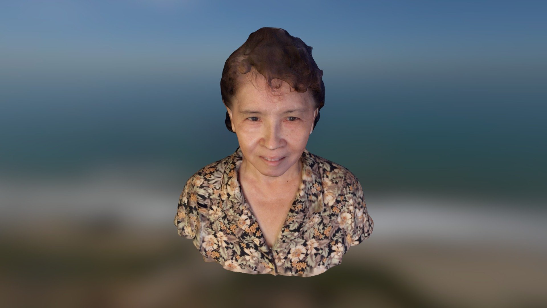 Awesome - 71 year old lady - 3D model by BlueRabbit04 3d model