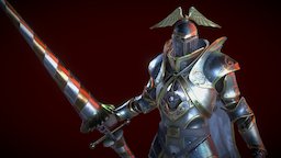 Spear Knight fxtema, substancepainter, substance, pbr, knight