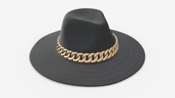 Cowboy Hat for Women hat, textile, fashion, women, west, country, cowboy, western, american, rural, head, cowgirl, pretty, attractive, brim, bended, girl, 3d, pbr, female